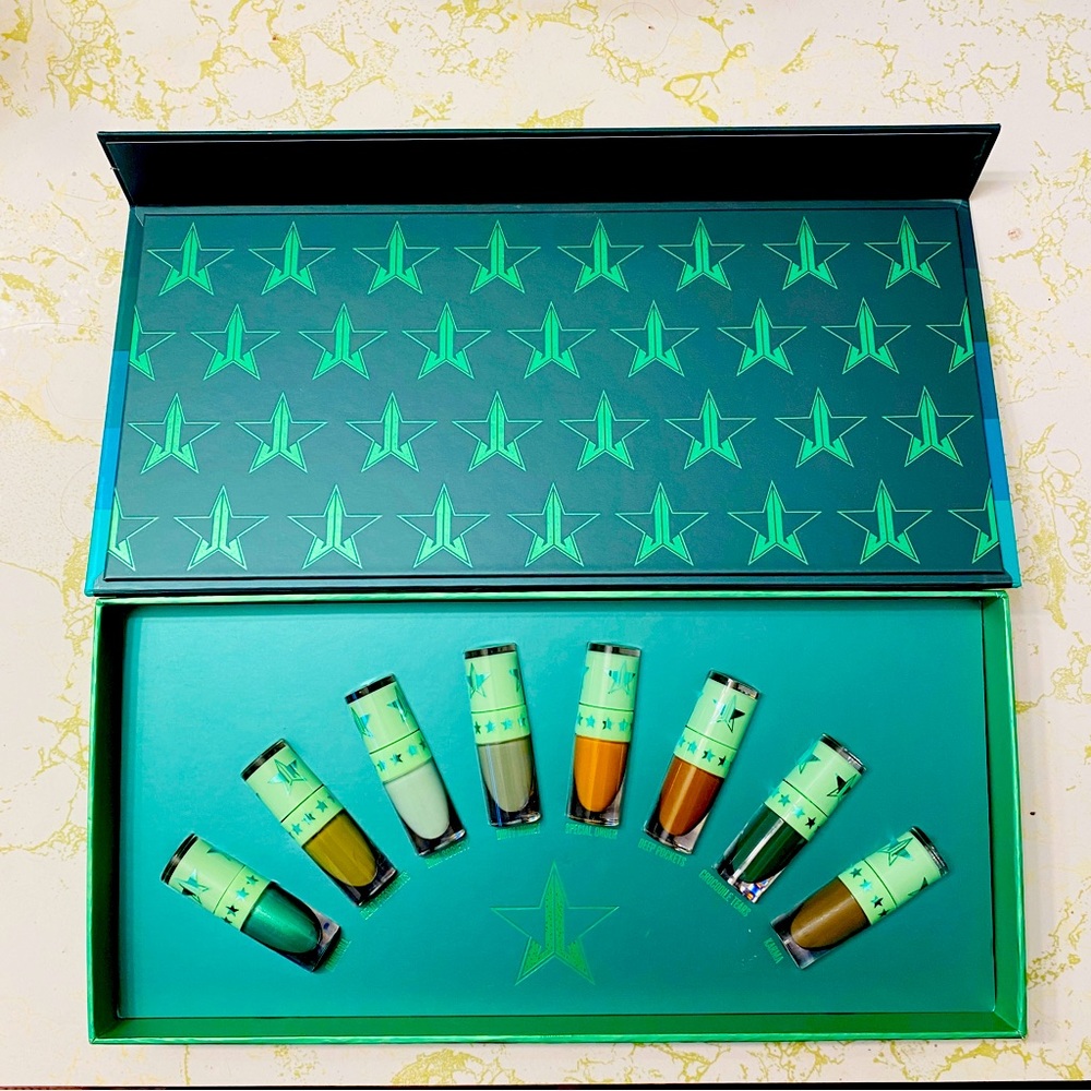 Jeffrey Star “Money Honey” Set Greens/Browns